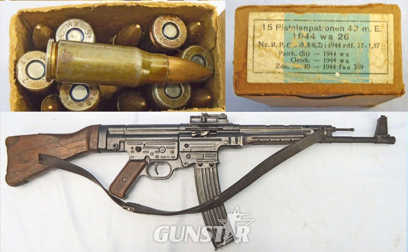INERT DEACTIVATED. RARE, Unfired WW2 Original 1944 Dated German 15 Round Service Pack Of 7.92x33 Ball Ammunition for MP44 Assault Rifle. Sn - 22787:21 INERT DEACTIVATED. RARE, Unfired WW2 Original 1944 Dated German 15 Round Service Pack Of 7.92x33 Ball Ammunition for MP44 Assault Rifle. Sn - 22787:21 Various Other Ammunition in 