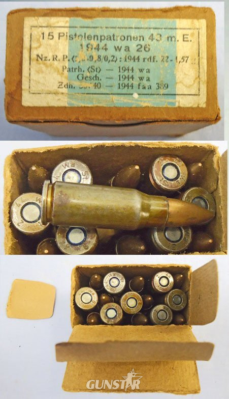 INERT DEACTIVATED. RARE, Unfired WW2 Original 1944 Dated German 15 Round Service Pack Of 7.92x33 Ball Ammunition for MP44 Assault Rifle. Sn - 22787:21 INERT DEACTIVATED. RARE, Unfired WW2 Original 1944 Dated German 15 Round Service Pack Of 7.92x33 Ball Ammunition for MP44 Assault Rifle. Sn - 22787:21 Various Other Ammunition