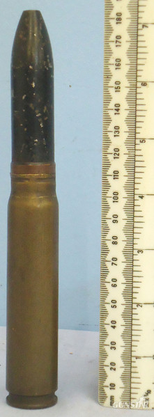 INERT DEACTIVATED. British, 1942 Dated, 20mm Hispano-Suiza (20x110) HS 404 Aircraft Cannon Ball Round By Royal Ordnance Factory, Steeton & Thorpe Arch. - O 1903 INERT DEACTIVATED. British, 1942 Dated, 20mm Hispano-Suiza (20x110) HS 404 Aircraft Cannon Ball Round By Royal Ordnance Factory, Steeton & Thorpe Arch. - O 1903  Other Ammunition in 