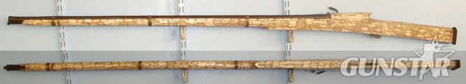  MASSIVE**ORNATE**C1790 Indian North West Frontier Match Lock 22 Bore Musket  Wrapped With Mother Of Pearl Plates & Ram Rod. A 1120 / 21897 Muzzleloader None Rifle