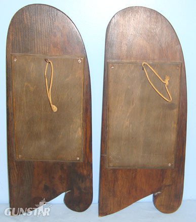 Pair Of Original Laminated Oak Aircraft Propeller Tips Converted To Commemorativ Aircraft Propeller Tips Converted To Commemorative / Memorial Wall Hanger Featur Other Accessory