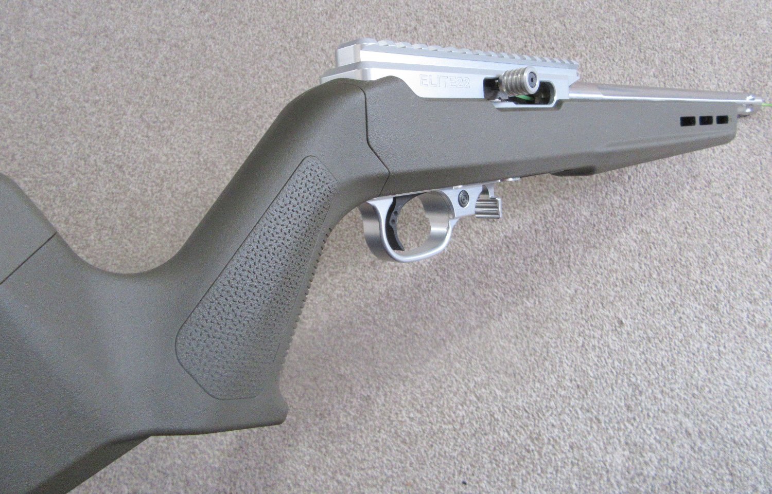 Tactical Innovations Elite Magpul Stock Semi-Auto .22 Long Rifle (.22 LR) Rifle 