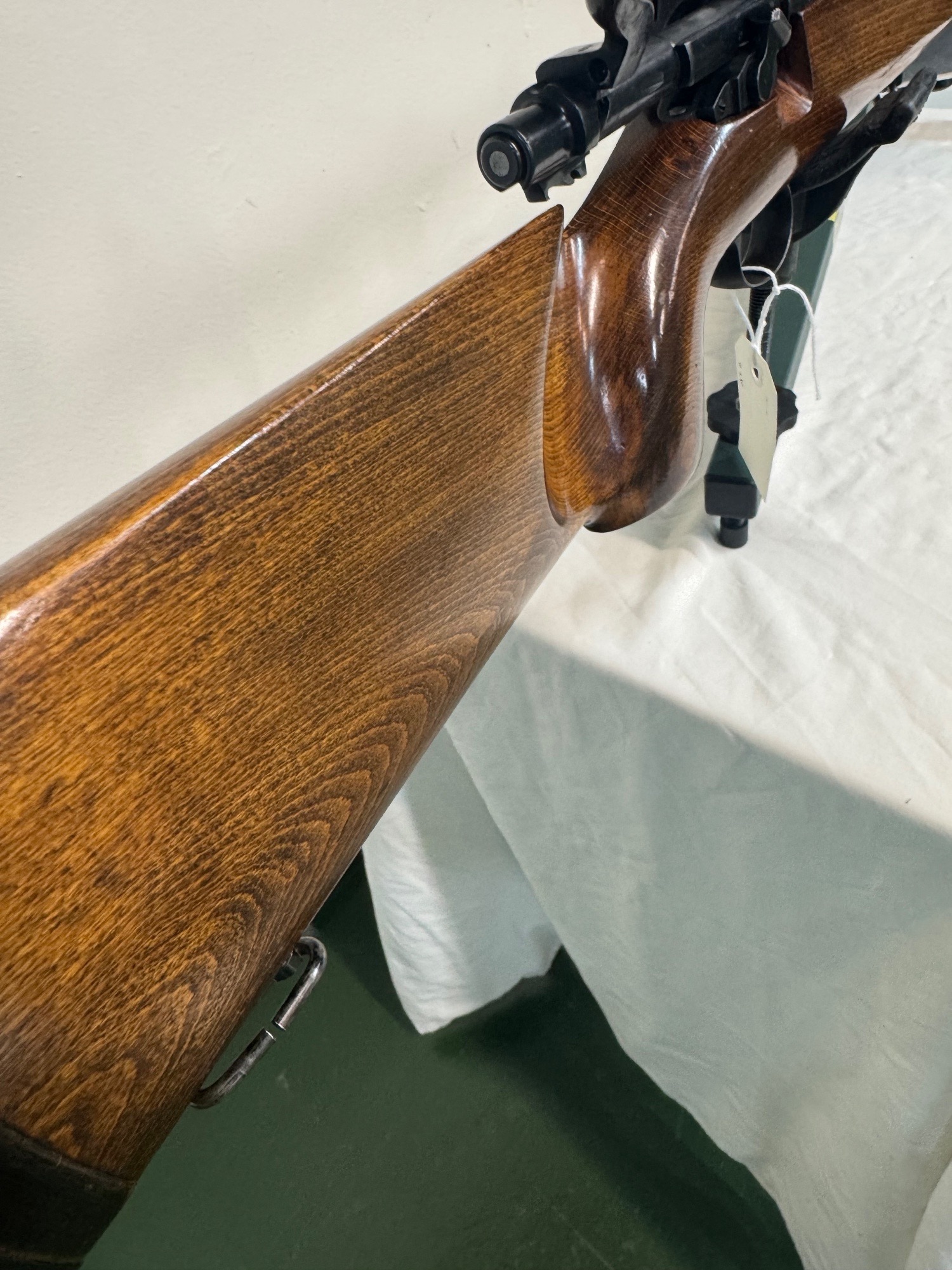 {CATEGORY} - Enfield ( Fulton regulated ) 7.62 target rifle. GR crown. A rare Parker diopter sight.  Target Bolt Action 7.52 mm Rifle in 