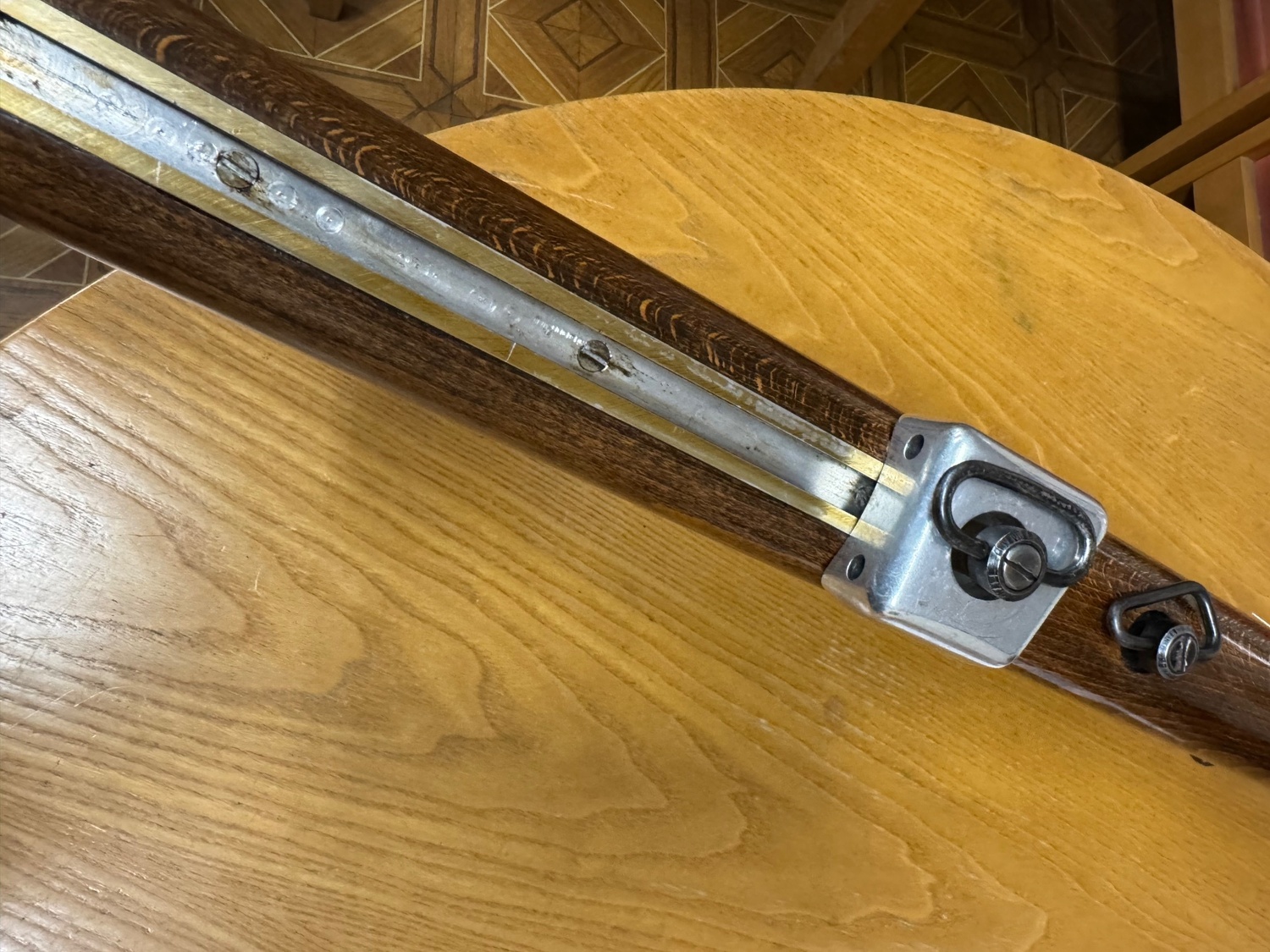 {CATEGORY} - Enfield ( Fulton regulated ) 7.62 target rifle. GR crown. A rare Parker diopter sight.  Target Bolt Action 7.52 mm Rifle