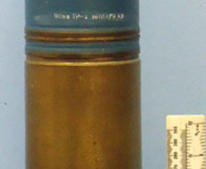 Rare Inert Unfired Cockerell 90mm gun (90x352) Target Practice Trace HEAT-T (Hig Rare Inert Unfired Cockerell 90mm gun (90x352) Target Practice Trace HEAT-T (Hig Antique & Militaria