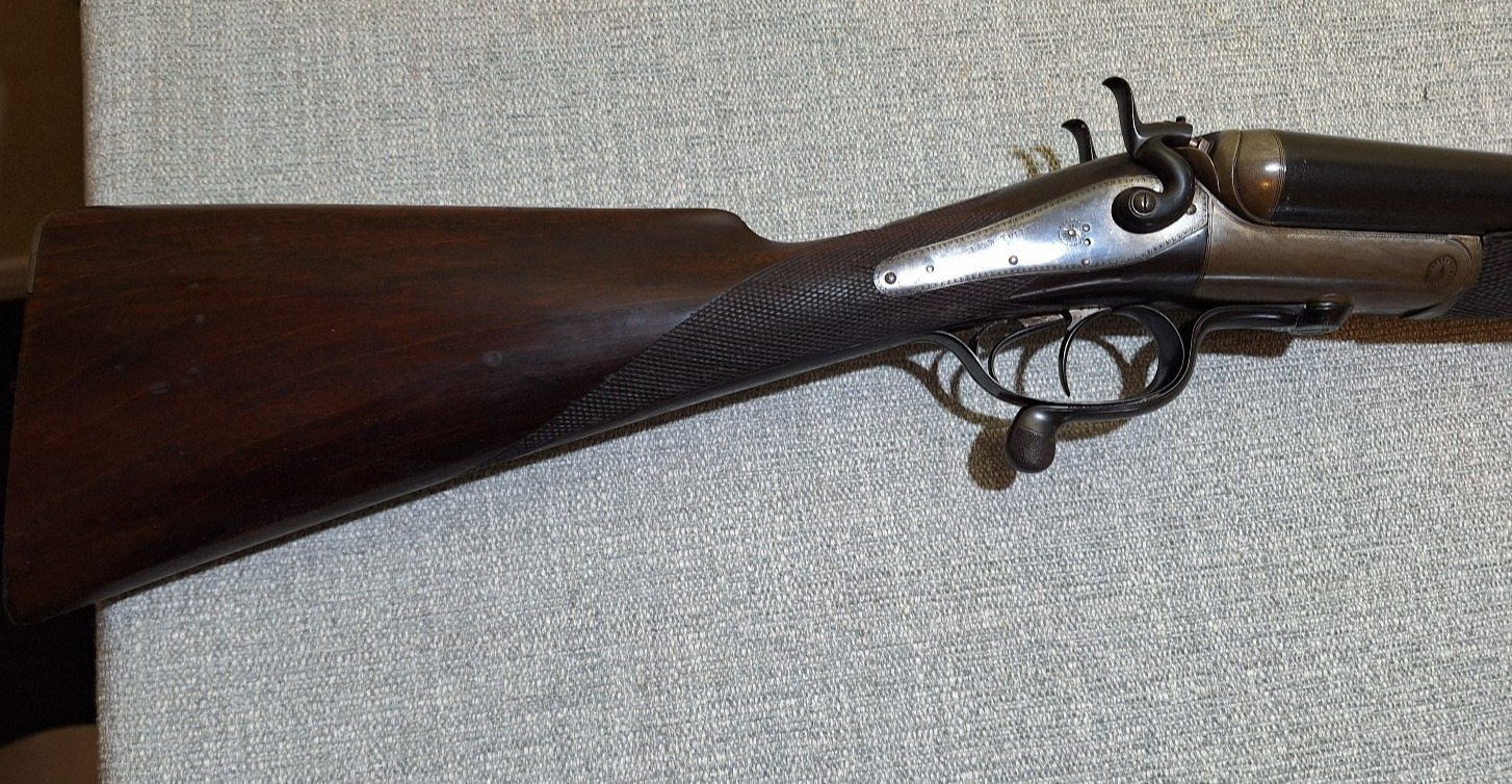  J. & W. Tolley Hammer gun Side By Side 8 Bore/gauge