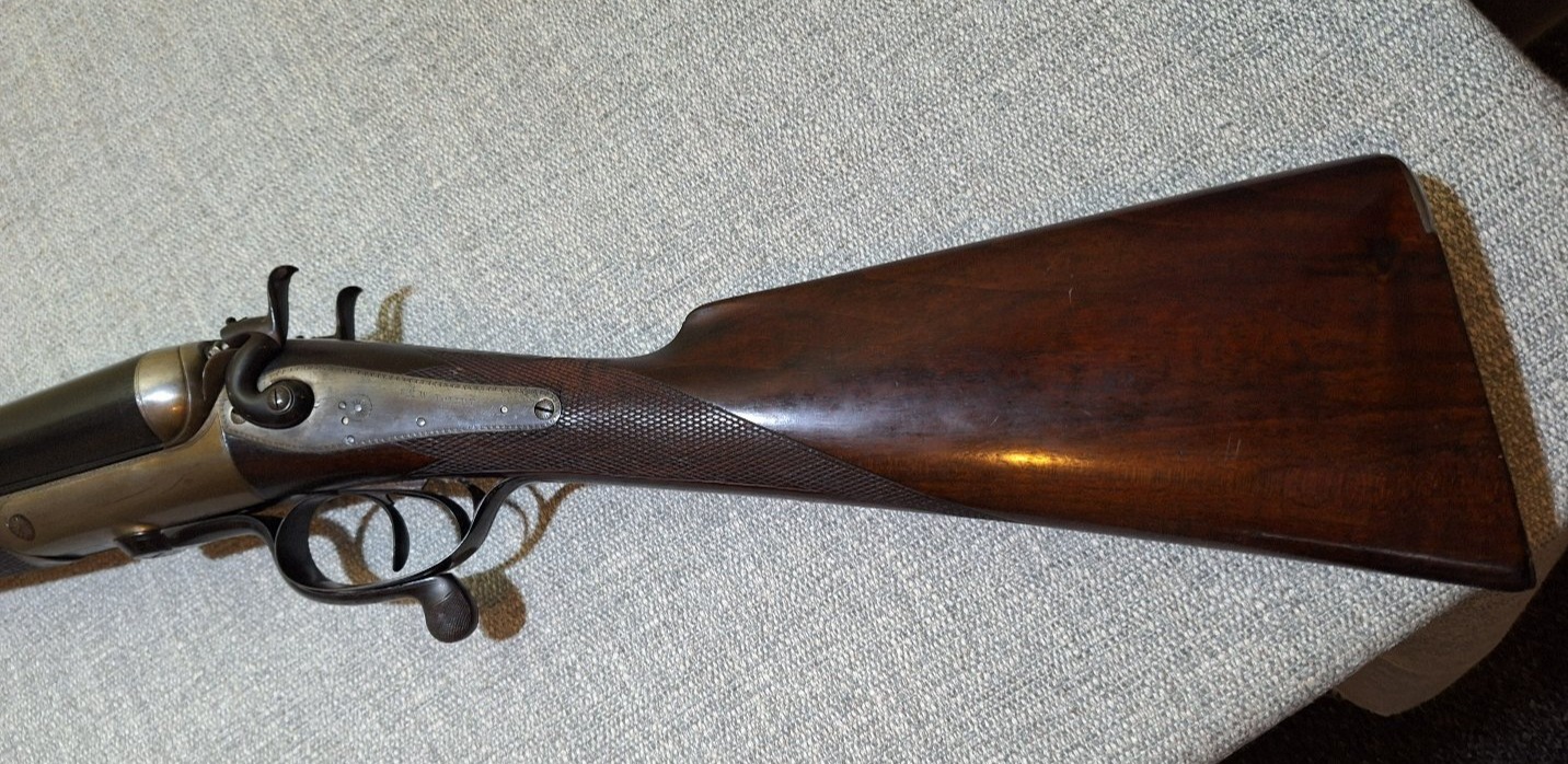 {CATEGORY} - J. & W. Tolley Hammer gun Side By Side 8 Bore/gauge in 
