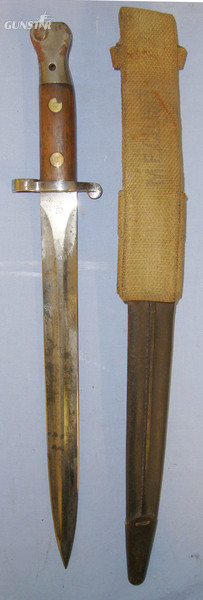  BOER WAR DATED**1900 British WD Enfield Pattern 1888 Mark II Lee Metford Bayonet, Scabbard And Mills Equipment Company Webbing Frog Bayonet