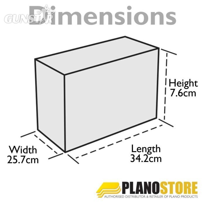  Plano Secure Pistol Case with Padlock Tabs Care & Storage