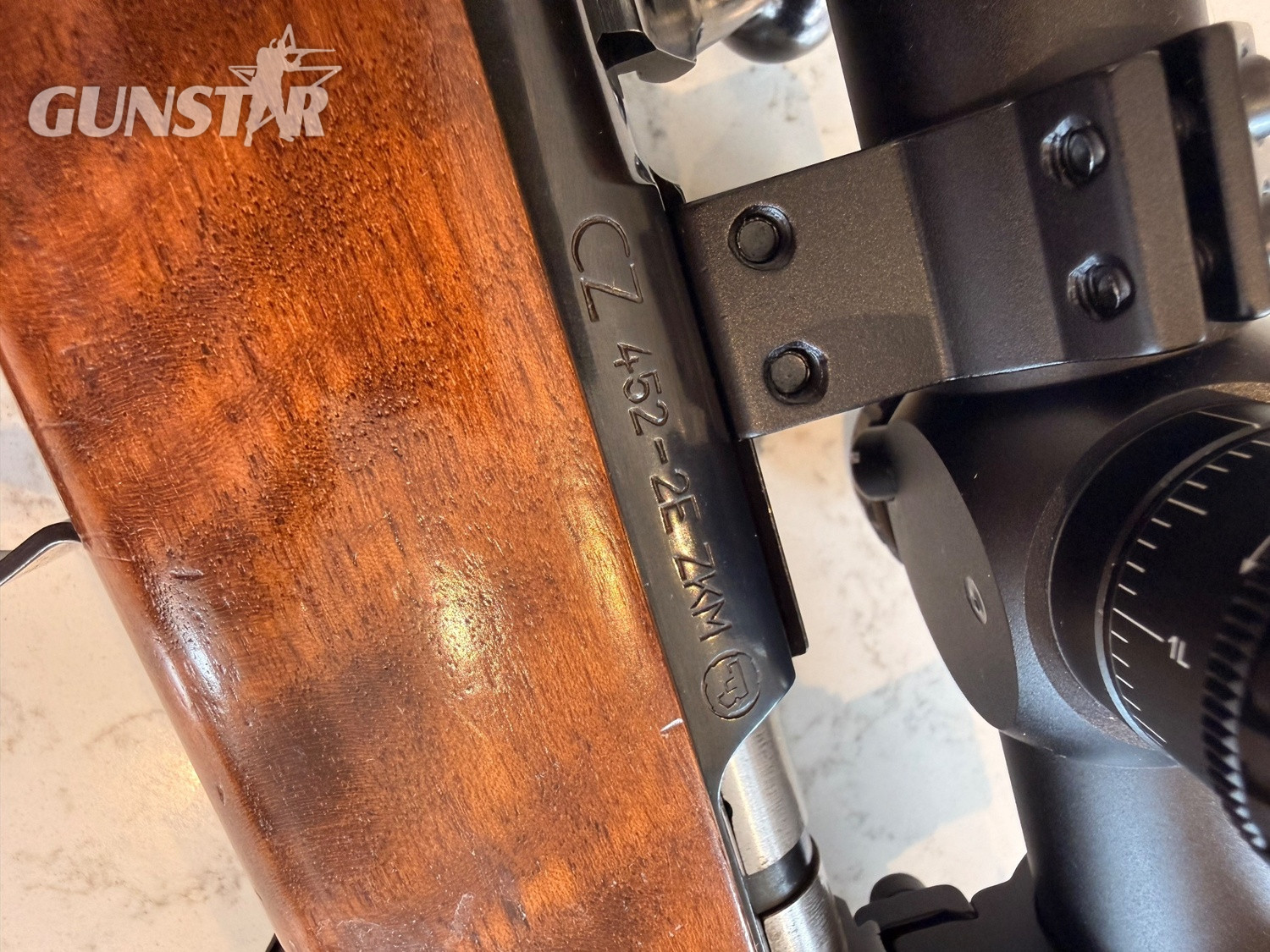 CZ 452 Bolt Action .22 Long Rifle (.22 LR) Rifle