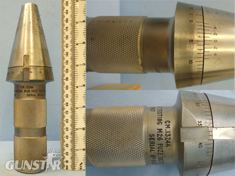 INERT DEACTIVATED. British M.2G. Fuse Setting Mark 1 Inspection Gauge In Origina INERT DEACTIVATED. British M.2G. Fuse Setting Mark 1 Inspection Gauge In Origina Antique & Militaria in 