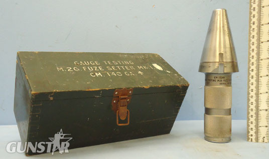 INERT DEACTIVATED. British M.2G. Fuse Setting Mark 1 Inspection Gauge In Origina INERT DEACTIVATED. British M.2G. Fuse Setting Mark 1 Inspection Gauge In Origina Antique & Militaria