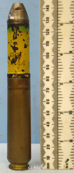 DEACTIVATED INERT. WW2 INERT German 20 mm FFM (20x80) HEI (High Explosive Incend DEACTIVATED INERT. WW2 INERT German 20 mm FFM (20x80) HEI (High Explosive Incend Antique & Militaria in 