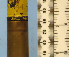 DEACTIVATED INERT. WW2 INERT German 20 mm FFM (20x80) HEI (High Explosive Incend DEACTIVATED INERT. WW2 INERT German 20 mm FFM (20x80) HEI (High Explosive Incend Antique & Militaria