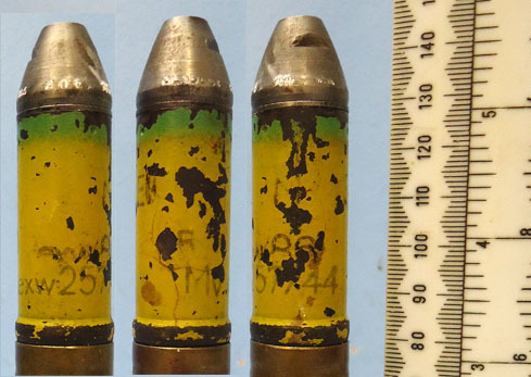  DEACTIVATED INERT. WW2 INERT German 20 mm FFM (20x80) HEI (High Explosive Incend DEACTIVATED INERT. WW2 INERT German 20 mm FFM (20x80) HEI (High Explosive Incend Antique & Militaria