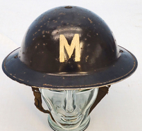 British WW2 Air Raid Wardens, Marshals Steel Tommy Helmet. - HE 836 British WW2 Air Raid Wardens, Marshals Steel Tommy Helmet. - HE 836 Clothing