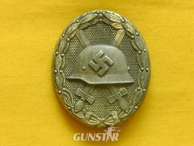 Klein&Quenzer World war two German army Silver Wound Badge Antique & Militaria