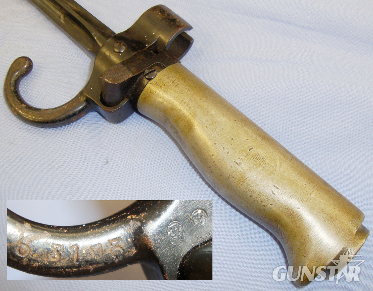 French ‘Shortened Cadet’ Lebel M1886/93 Bayonet and Scabbard. 20672:26. Bayonet
