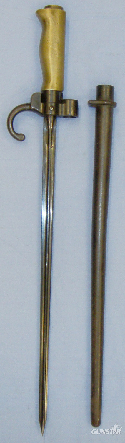  French ‘Shortened Cadet’ Lebel M1886/93 Bayonet and Scabbard. 20672:26. Bayonet