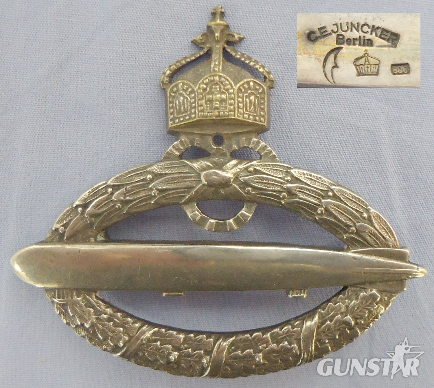 Very Rare Original**Imperial German World War I Commemorative Badge for Army Zeppelin Crews. N 147. Very Rare Original**Imperial German World War I Commemorative Badge for Army Zeppelin Crews. N 147.  Antique & Militaria in 