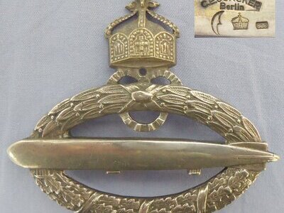 Very Rare Original**Imperial German World War I Commemorative Badge for Army Zeppelin Crews. N 147. Very Rare Original**Imperial German World War I Commemorative Badge for Army Zeppelin Crews. N 147.  Antique & Militaria