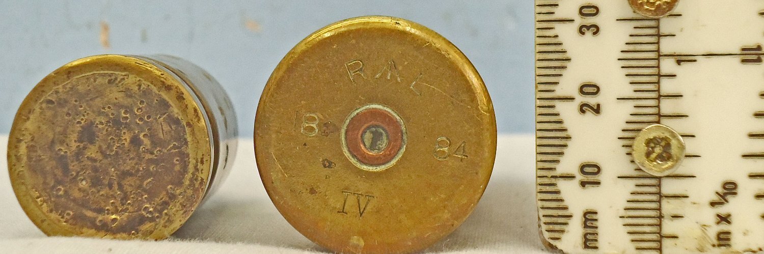DEACTIVATED INERT. British, 1884 Dated, 1” Nordenfelt (25.4x95R) Ball Mark IV Round. - O 2207 DEACTIVATED INERT. British, 1884 Dated, 1” Nordenfelt (25.4x95R) Ball Mark IV Round. - O 2207  Other Ammunition