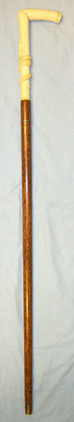 Gentleman’s Tropical Palm Wood Walking Stick With Animated Hand Carved Snake Dev Sword