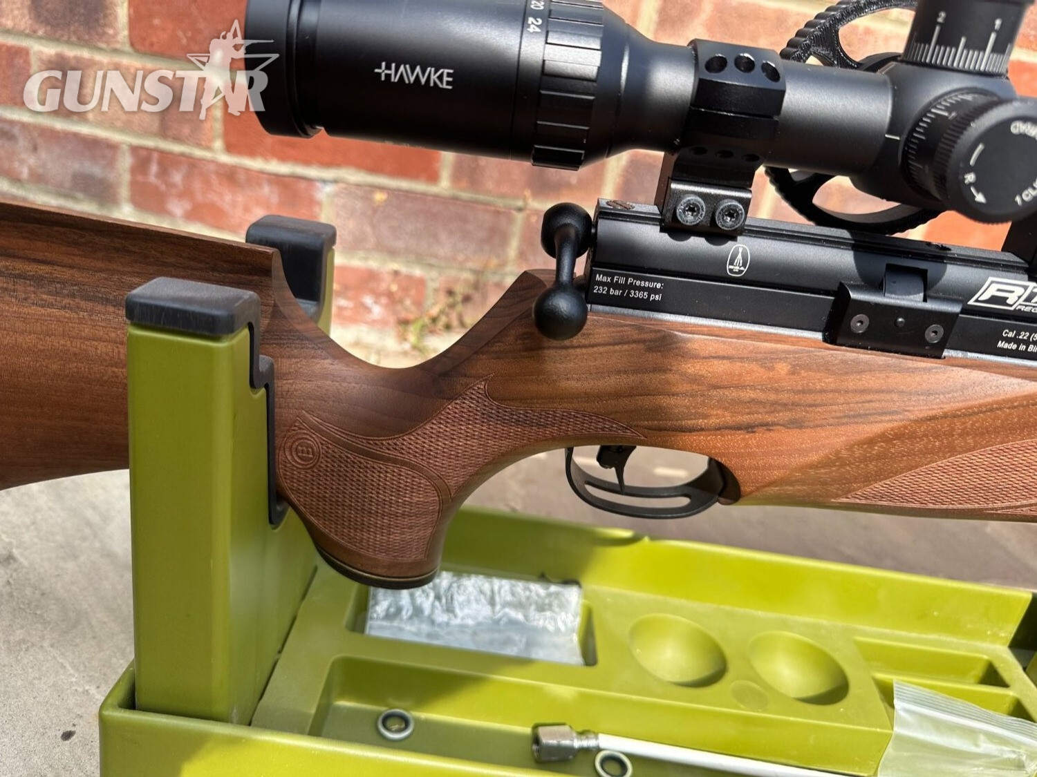 BSA R10 Walnut RH, Hawke & Extras .22 