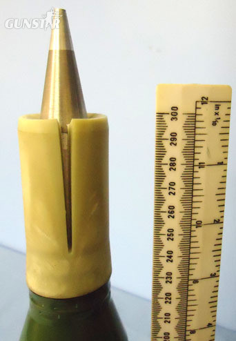 Oerlikon 35mm KDF (35 x 228) APDS (Armour Piercing Discarding Sabot) Round Antique & Militaria