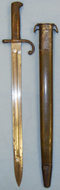 Scarce* U.S. Remington Rolling Block Rifle Bayonet M1902 & Scabbard. BAYO 325. Bayonet