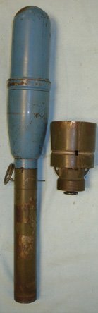 DEACTIVATED INERT. 2.36” HEAT (High Explosive Anti-Tank) (Hollow Charged) Practice Bazooka M7A1 Rocket. - O 66 DEACTIVATED INERT. 2.36” HEAT (High Explosive Anti-Tank) (Hollow Charged) Practice Bazooka M7A1 Rocket. - O 66  Other Ammunition