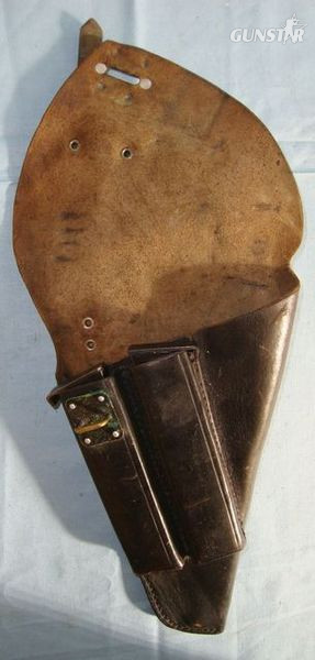 Continental WW1/WW2 Era Black Leather Holster For Military 9mm Calibre Semi Auto  Care & Storage