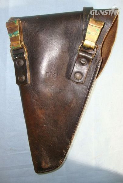  Continental WW1/WW2 Era Black Leather Holster For Military 9mm Calibre Semi Auto  Care & Storage