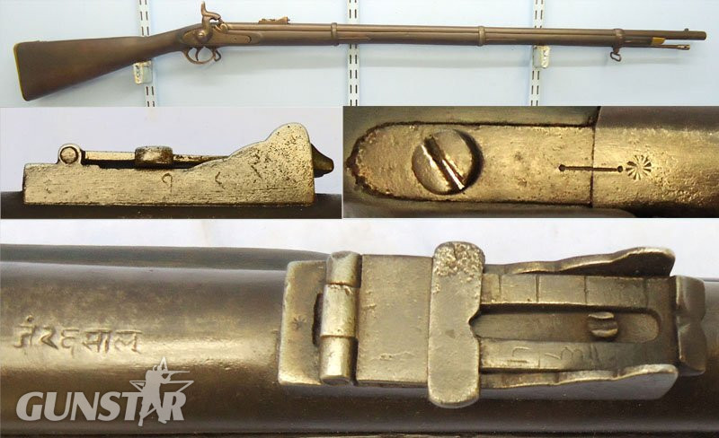 Nepalese Government Arsenal Nepalese Made .577 Enfield 2nd Model 3 Band Rifle. Sn - 21393:31 Single Shot .577 Rifle in 