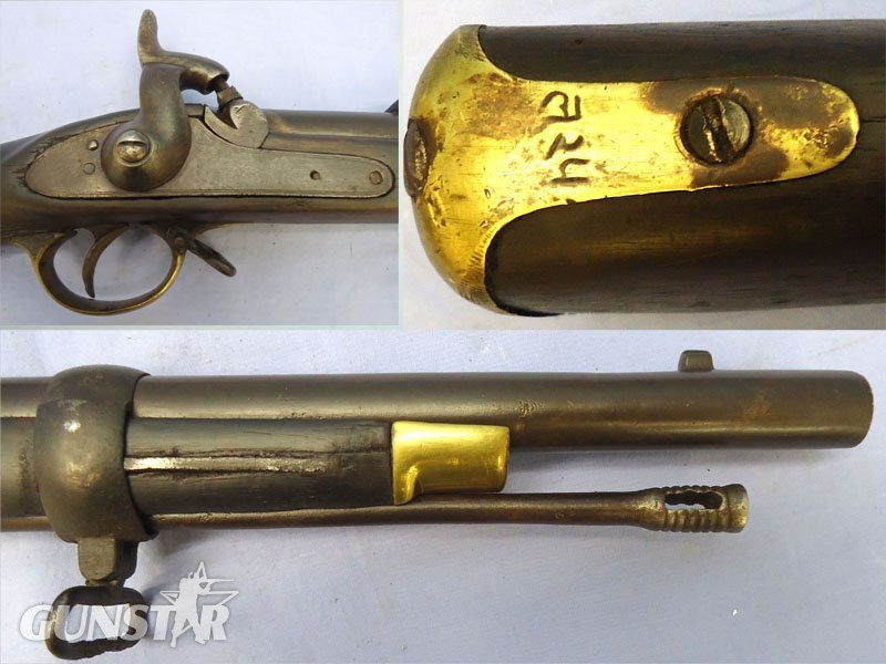  Nepalese Government Arsenal Nepalese Made .577 Enfield 2nd Model 3 Band Rifle. Sn - 21393:31 Single Shot .577 Rifle
