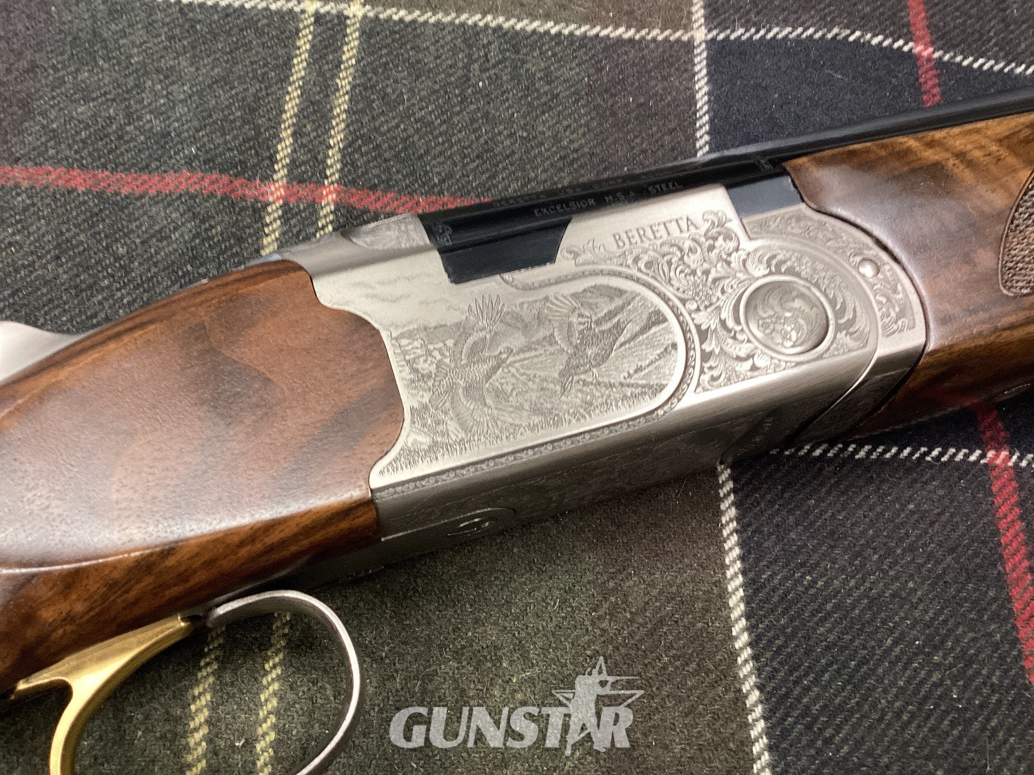 Beretta SILVER PIGEON GRADE 5 GAME SCENE LEFT HAND. Over and Under 12 Bore/gauge in 
