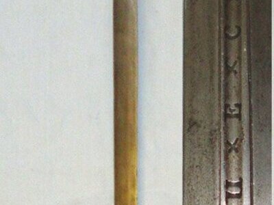 EXTREMELY RARE**ORIGINAL**16th Century Circa 1550-1580 German Heinrich Koel Spanish Export Rapier Sword Blade Signed ‘ENRIQUE COEL EN ALEMANIA’ With C1650 Transitional Form Hilt. Sn 22060:3 Sword
