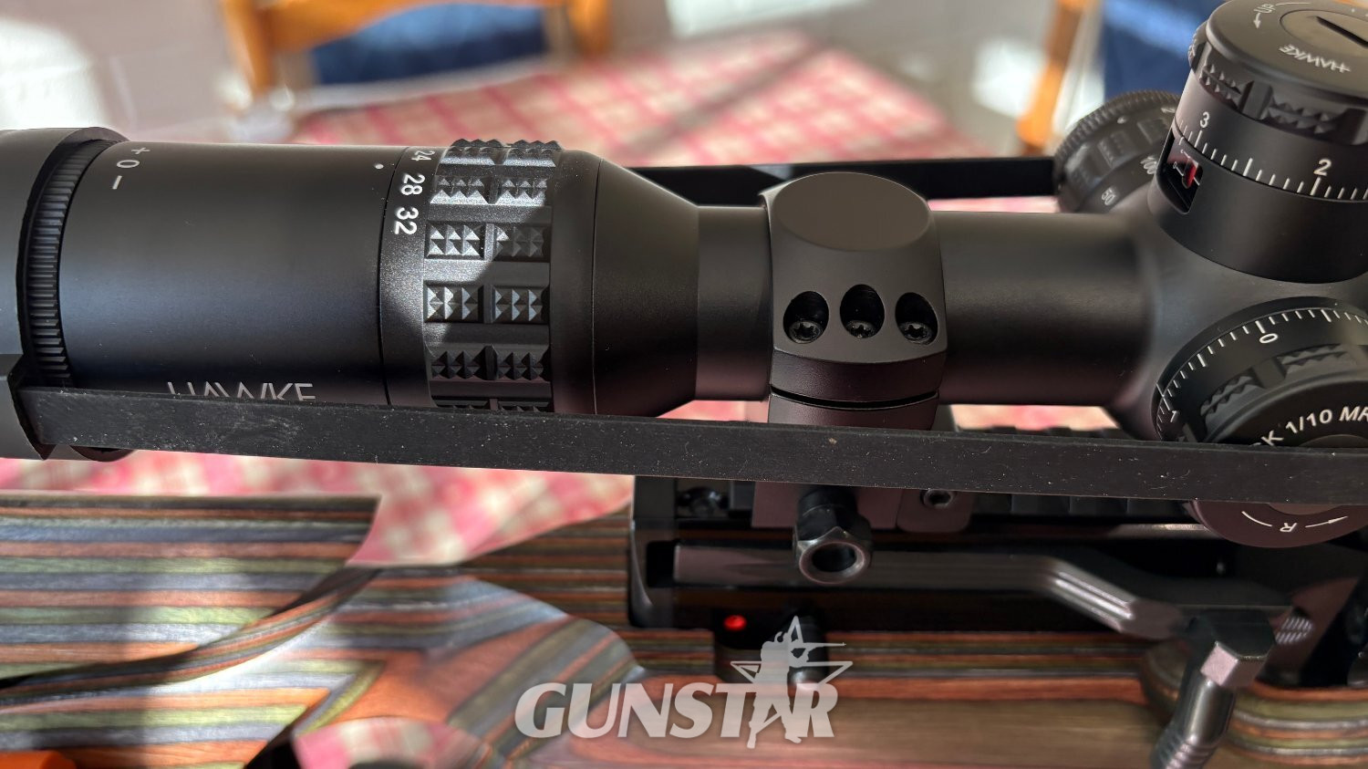 {CATEGORY} - Weihrauch HW100 FSB .177 with Form custom stock and Hawke Sindwinder scope .177