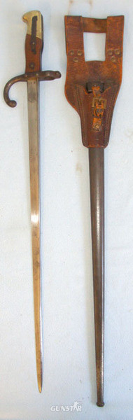 French Model 1874 Gras Sword Bayonet By Manufactures D’Armes De St. Étienne With Bayonet in 