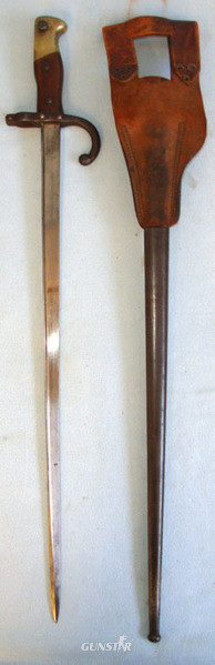 French Model 1874 Gras Sword Bayonet By Manufactures D’Armes De St. Étienne With Bayonet