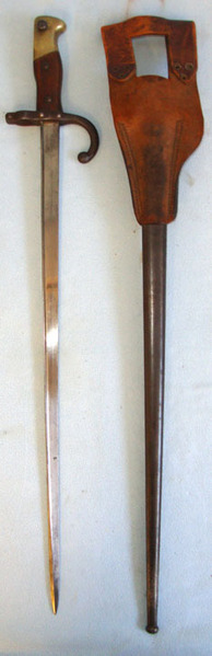 French Model 1874 Gras Sword Bayonet By Manufactures D’Armes De St. Étienne With Bayonet