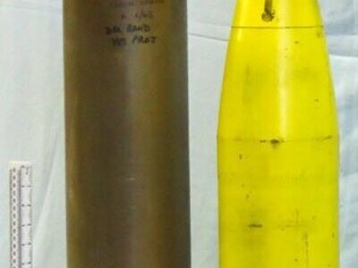 INERT DEACTIVATED. Rare 1941 WW2 German Unfired 15cm Sk L/45/45 (150 x 575R) U Boat and Torpedo Boat Gun High Explosive Round. Sn - 11061:4 INERT DEACTIVATED. Rare 1941 WW2 German Unfired 15cm Sk L/45/45 (150 x 575R) U Boat and Torpedo Boat Gun High Explosive Round. Sn - 11061:4  Other Ammunition