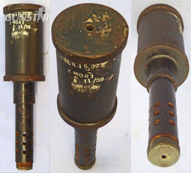 INERT DEACTIVATED. British, 1956 Dated 2” Proof Mortor. - O 2064 INERT DEACTIVATED. British, 1956 Dated 2” Proof Mortor. - O 2064  Other Ammunition