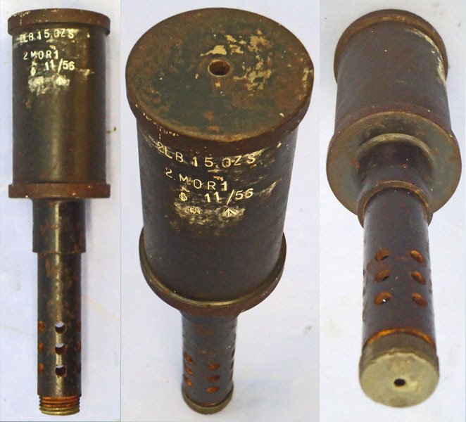 INERT DEACTIVATED. British, 1956 Dated 2” Proof Mortor. - O 2064 INERT DEACTIVATED. British, 1956 Dated 2” Proof Mortor. - O 2064  Other Ammunition
