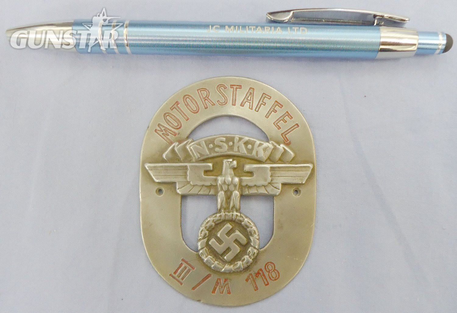 Nazi German N.S.S.K National Socialist Motor Corps Motorstaffel (Nationalsozialistisches Kraftfahrkorps) Car Badge. N 148. Nazi German N.S.S.K National Socialist Motor Corps Motorstaffel (Nationalsozialistisches Kraftfahrkorps) Car Badge. N 148.  Antique & Militaria