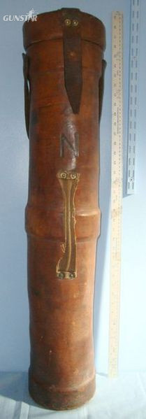 Royal Laboratories 1936 British Royal Navy Marked No.56 VI Leather, Cork & Canvas Cordite Charge Ca Antique & Militaria in 