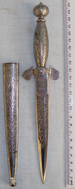 Decorated Spanish Toledo Dagger. 19830. Dagger