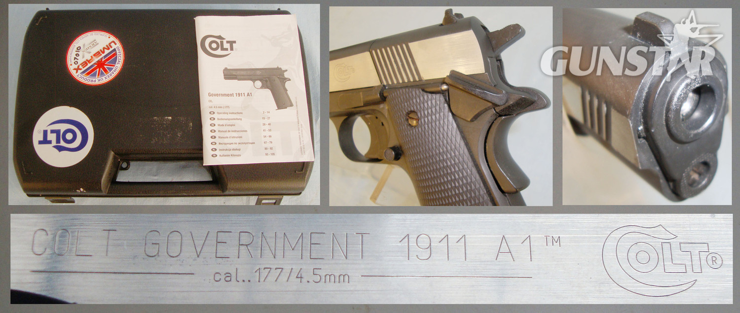 Colt Colt Government 1911 A1 .177 C02 Pistol and Case. 20772:6. .177