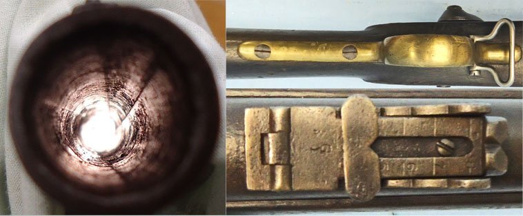  Tower 1856 Dated, Tower, 2 Band .577 Calibre Artillery Carbine. Sn - 22349 Single Shot .577 Rifle