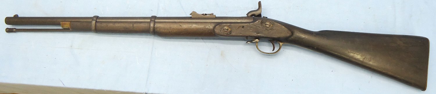 Tower 1856 Dated, Tower, 2 Band .577 Calibre Artillery Carbine. Sn - 22349 Single Shot .577 Rifle - {CATEGORY}